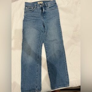 Madewell Women's Straight Leg Blue Jeans